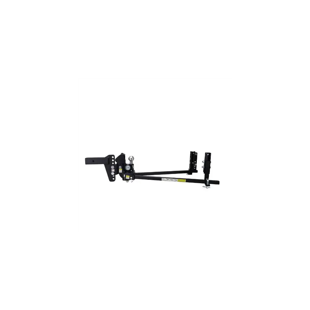 TrueTow Trunnion 2" WD Hitch w/ Built-In Sway Control - 6" Drop - 12.5 GTW - WEITTMW6-2XL